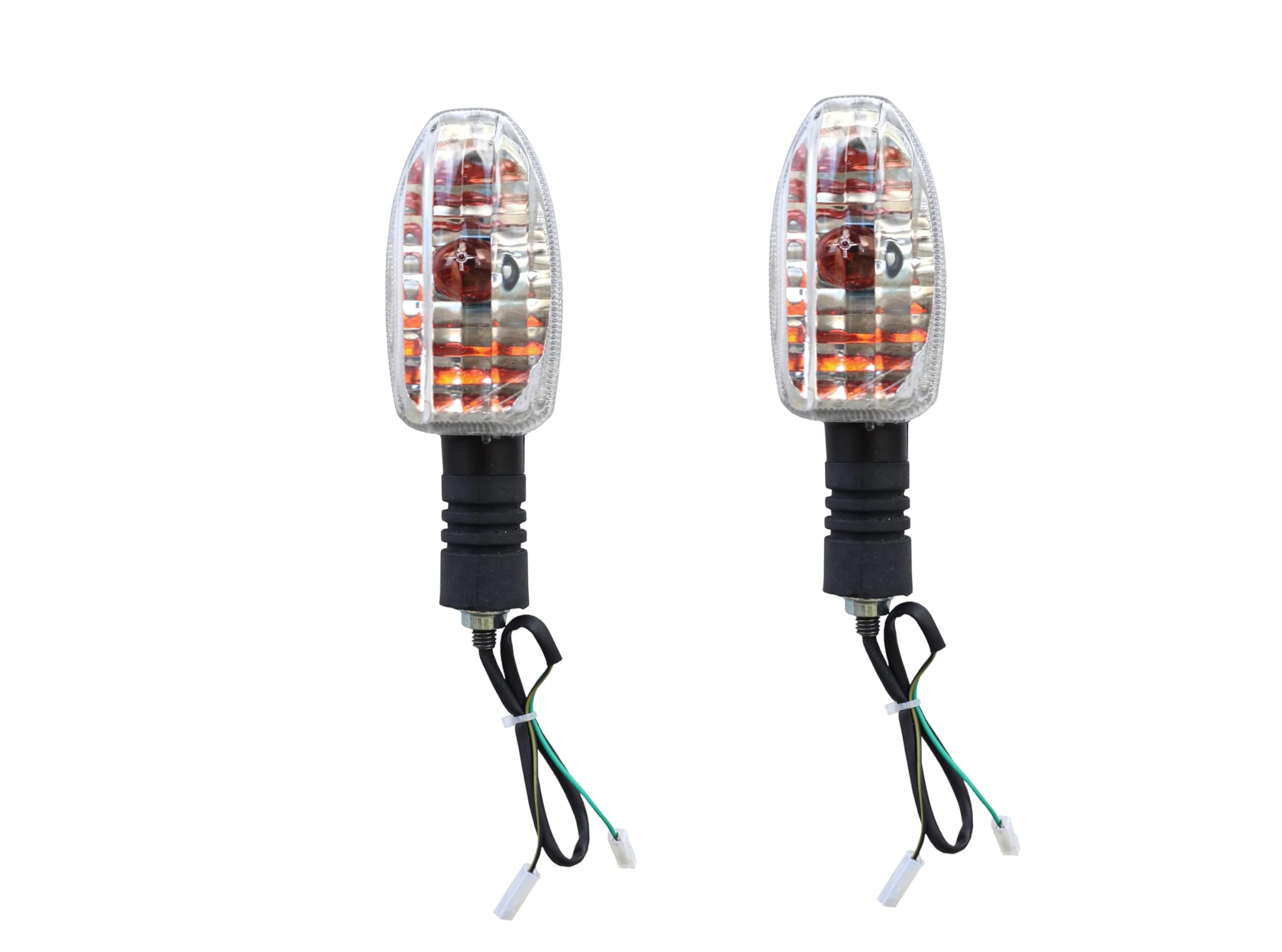 Anmol Enterprises Side Turn Signal Indicator/Side Glass Indicator Halogen Light For Bajaj Pulsar (White) Set Of 2-image-17