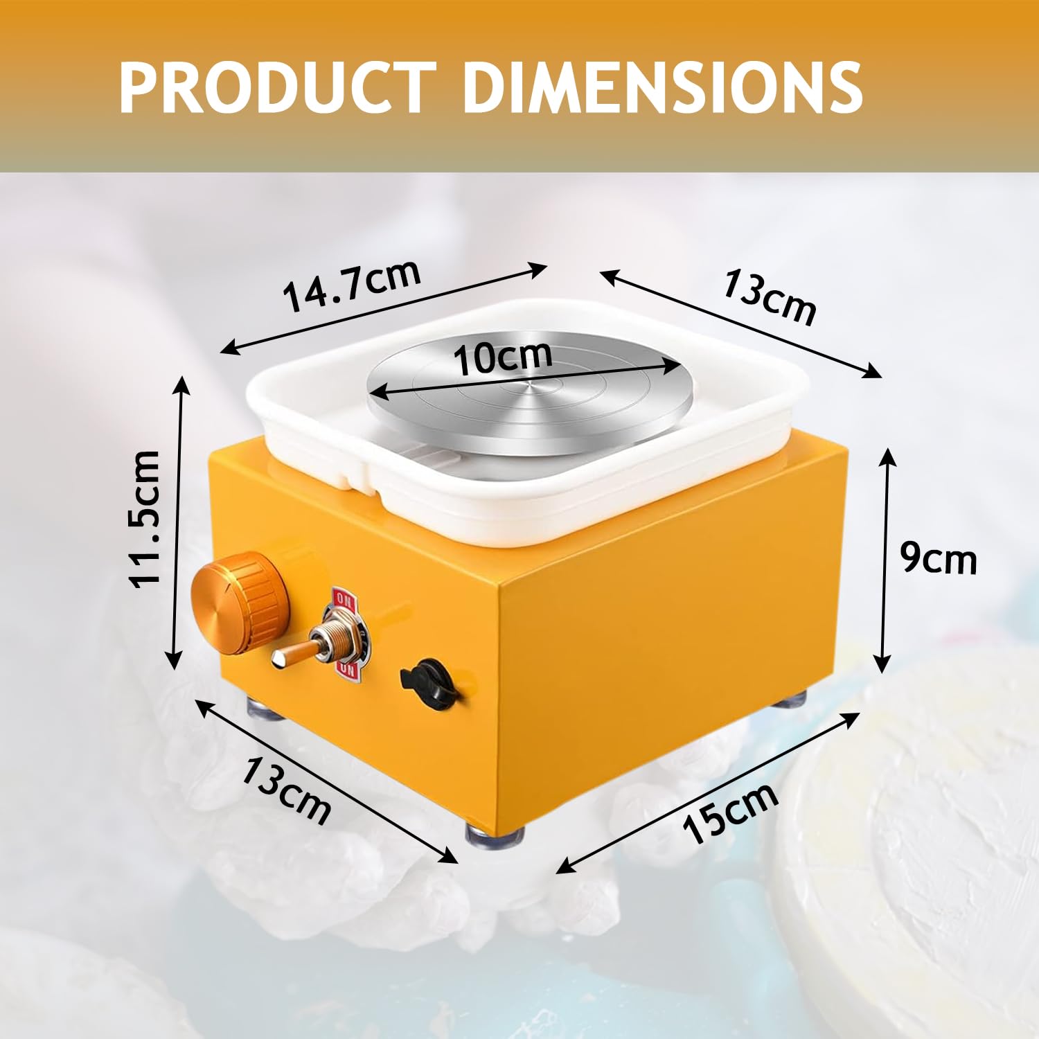 VEVOR Pottenbakkersschijf, keramisch, 450 W, elektrische VEVOR Pottenbakkersschijf, keramisch, 450 W, elektrische