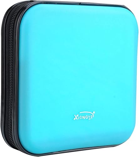 Miniatura 59 de Billetera para CD y DVD, capacidad de 32 unidades, soporte para funda de DVD y CD para automóvil, disco de almacenamiento portátil de DVD/VCD, funda