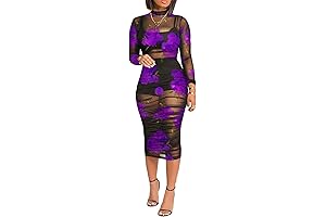 Sensational Purple Birthday Dress: Embody Allure and Charm