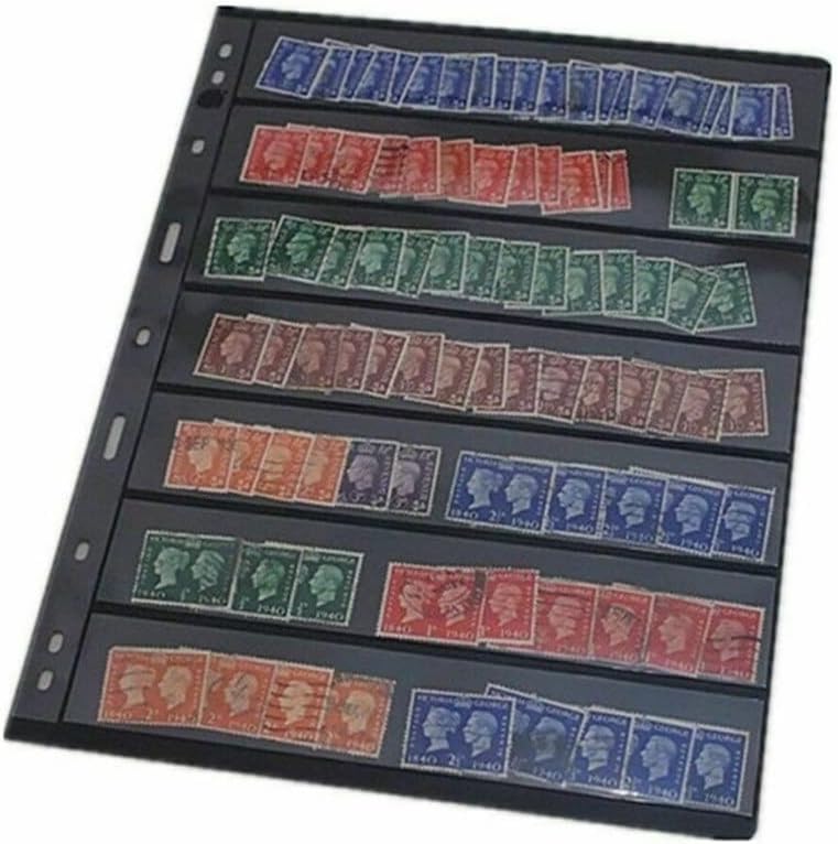 10Pcs Binder Photocards Stamp Page Collection Holders of Stamp ?Album PVC Loose-Leaf Inners of Cover Photo Album (Color : B, Size : One Size) (B One Size)