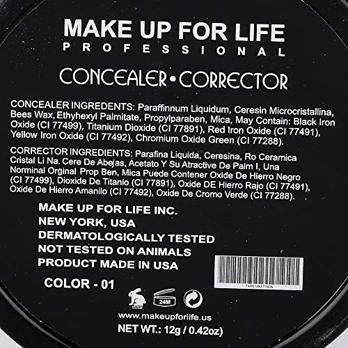Make Up for Life 4 color Concealer Corrector-02, Multicolor, 12g - Image 4