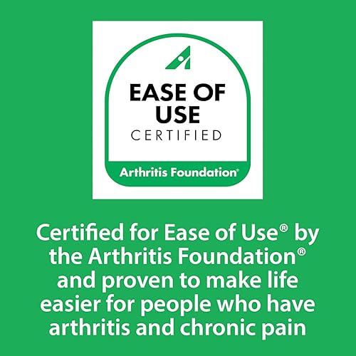 Miniatura 6 de Melnor 65173AMZ RelaxGrip - Varita giratoria de 16 pulgadas, 8 patrones, metal, negro, amarillo