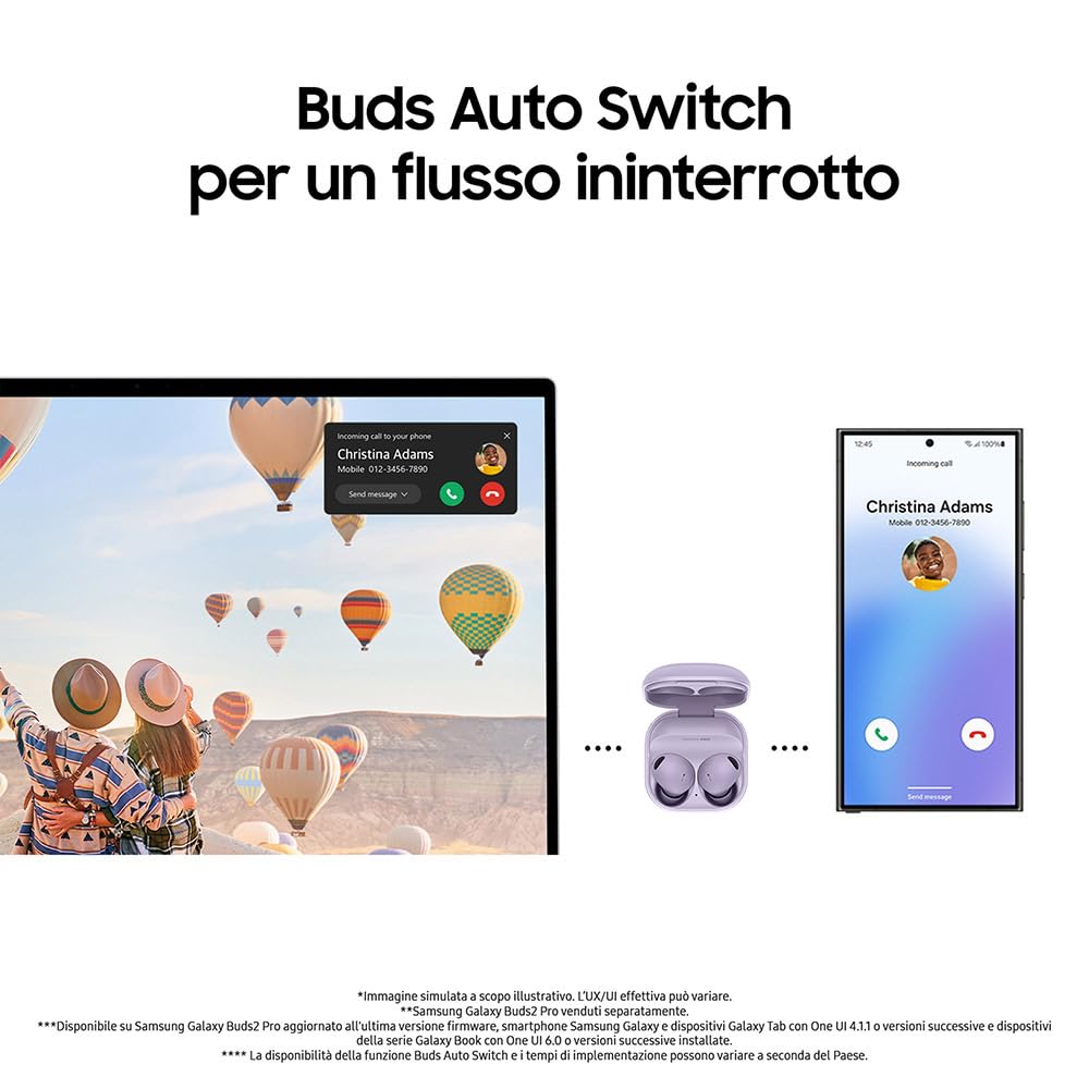 Samsung Galaxy Book4, 3 anni di garanzia, Processore Intel Core 5, 16GB RAM, 512GB, Laptop 15.6" LED IPS Full HD, Windows 11 Home, Gray [Versione Italiana]