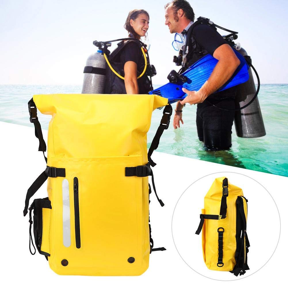 VGEBY Tauchrucksack 30L beschichtet Banner wasserdicht Schnorchelausrüstung Tasche zum Schwimmen River Tracing Driften