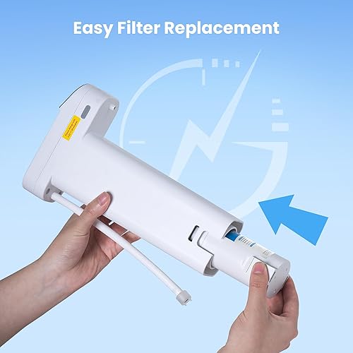 Miniatura 5 de Waterdrop WD-EDFA Filtros alcalinos de repuesto para jarra eléctrica Waterdrop NSFANSI 42 y 372, mejora el PH, 3 meses o 200 galones, reduce el