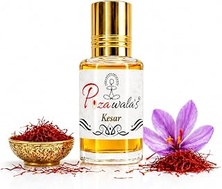 Puzawala's Kesar Attar/Itra 12ml | kesar itra original | Saffron Attar | Alcohol Free Long Lasting Fragrance Unisex Men Wo... Price In India