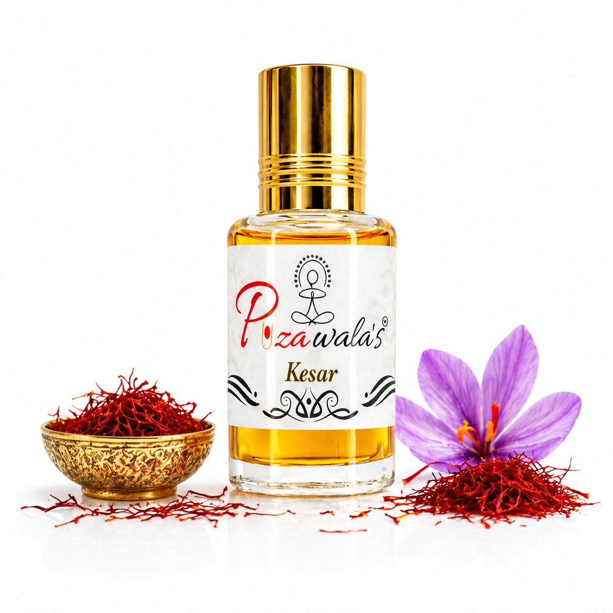 Puzawala's Kesar Attar/Itra 12ml | kesar itra original | Saffron Attar | Alcohol Free Long Lasting Fragrance Unisex Men Wo... - Review, Price and Buying Guide