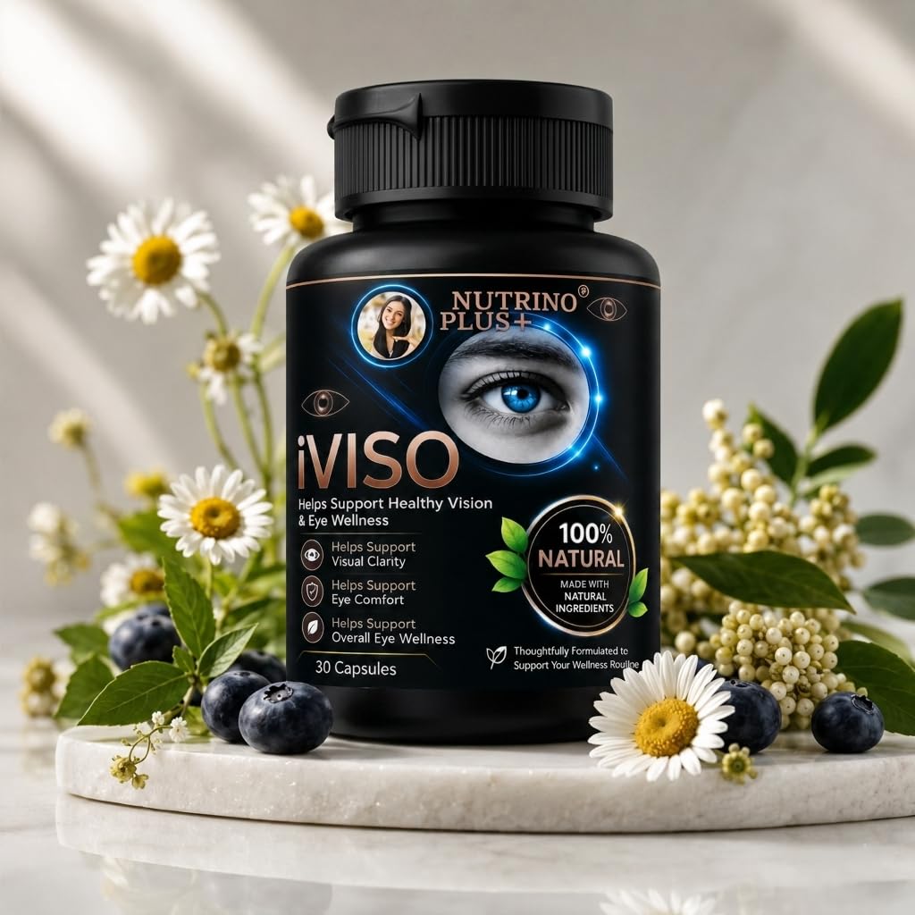 iVISO Vision Support Capsules | Eye Health & Visual Clarity Supplement with Natural Ingredients | Supports Eye Comfort, Vision Wellness & Daily Eye Care | 30 Capsules-image-47