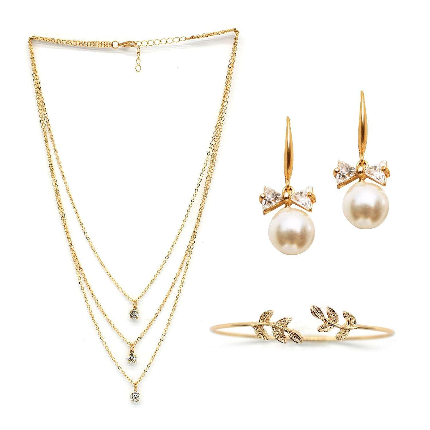 Joker & Witch Women Athena Dazzel Jewellery Set