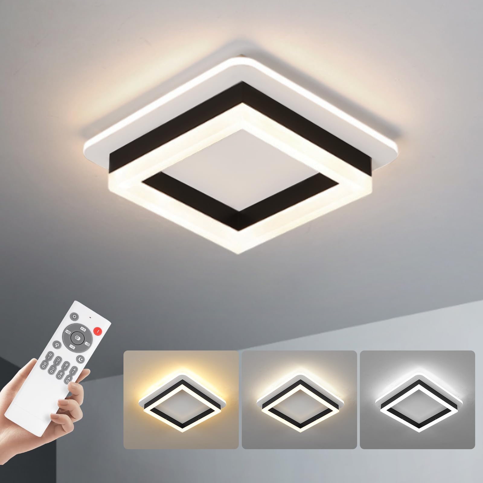 Photo 1 of Vloitgol LED Square Flush Mount Ceiling Light