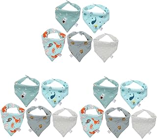 ibasenice 15 Pcs baby bib bibs for baby infant bibs bib for baby infant drool bib baby cotton bib baby