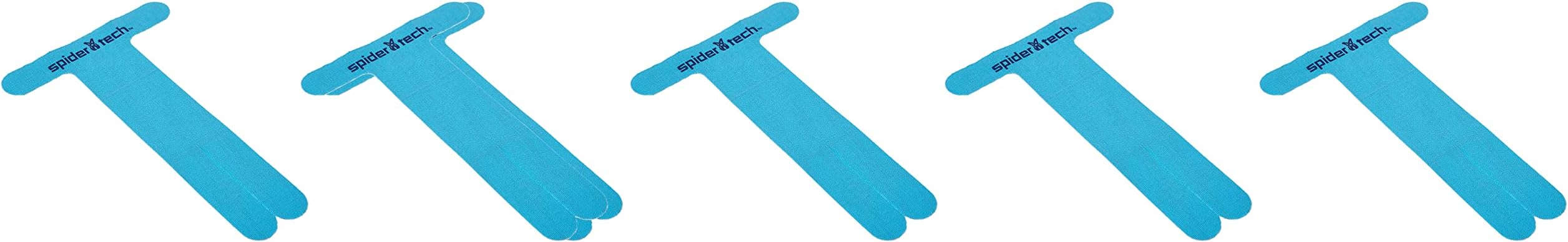 SpidertechKinesiology Tape. PreCut Elbow - 6 Pack Tin, Blue