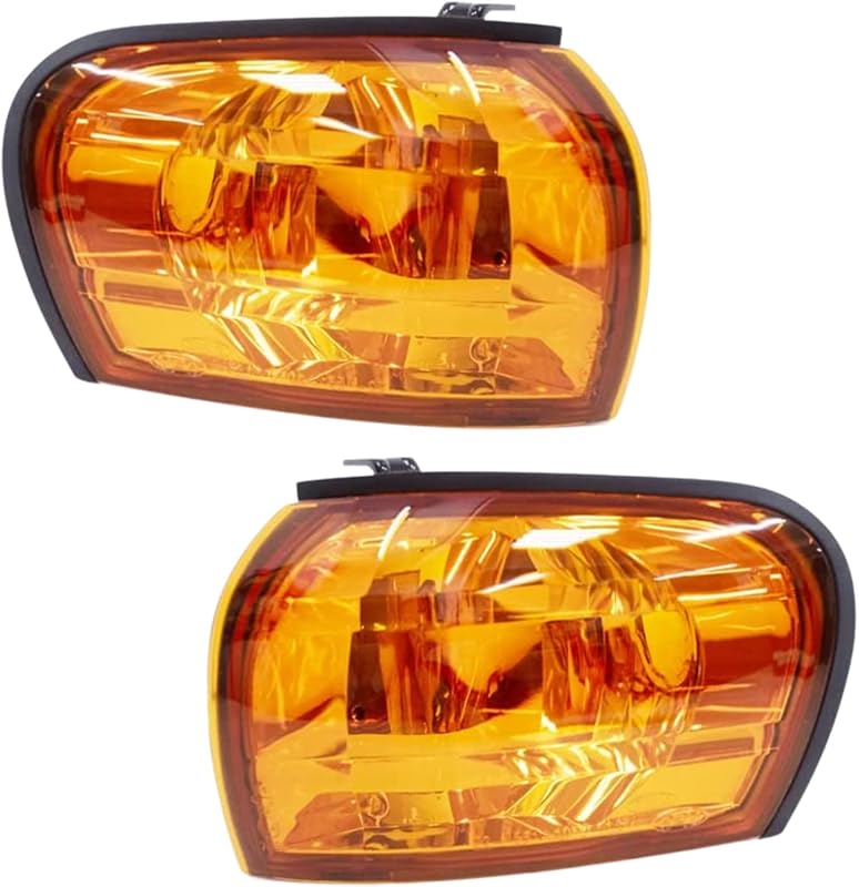 Luzes de canto dianteiras âmbar GAZOZ PERFORMANCE com lente cristal para Subaru Impreza GC8/CC8A 1992–2000 – Par