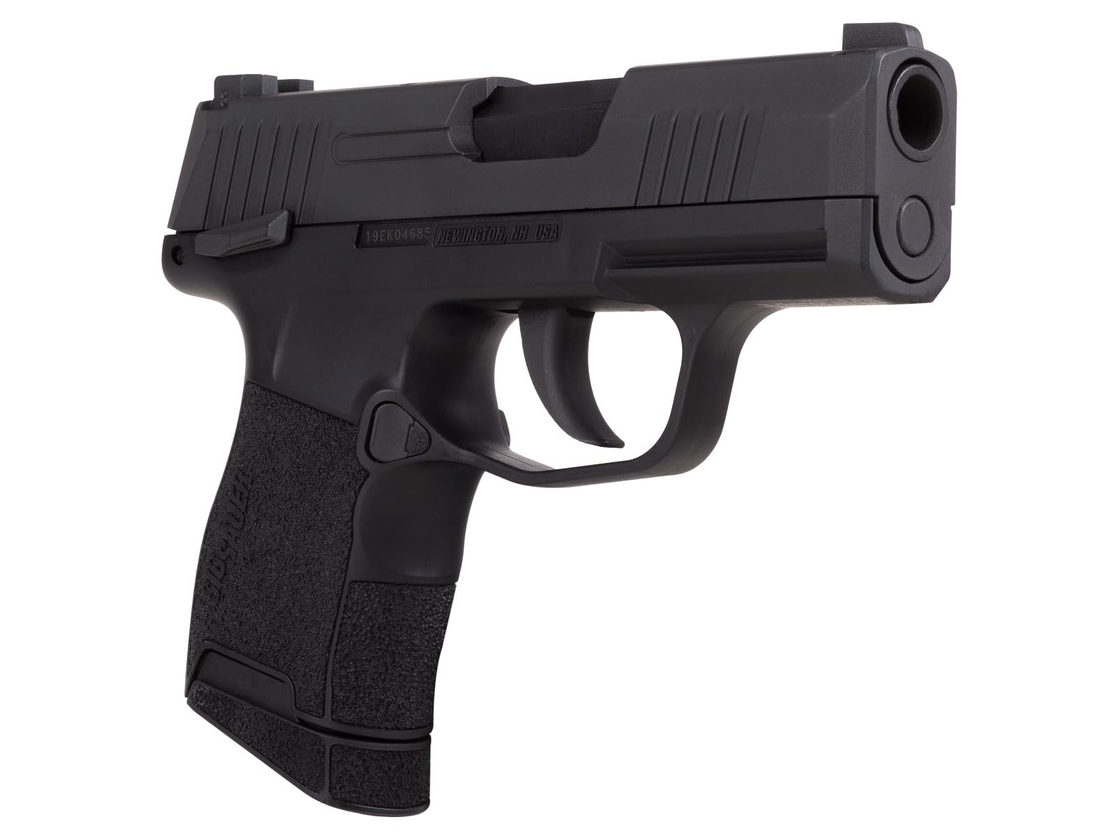 Sig Sauer P365 4.5mm Steel BB Cal. CO2-Powered Semi-Automatic Air Pistol - 20rd BB Magazine & Green High Visibility 3-Dot Fixed Sights Included