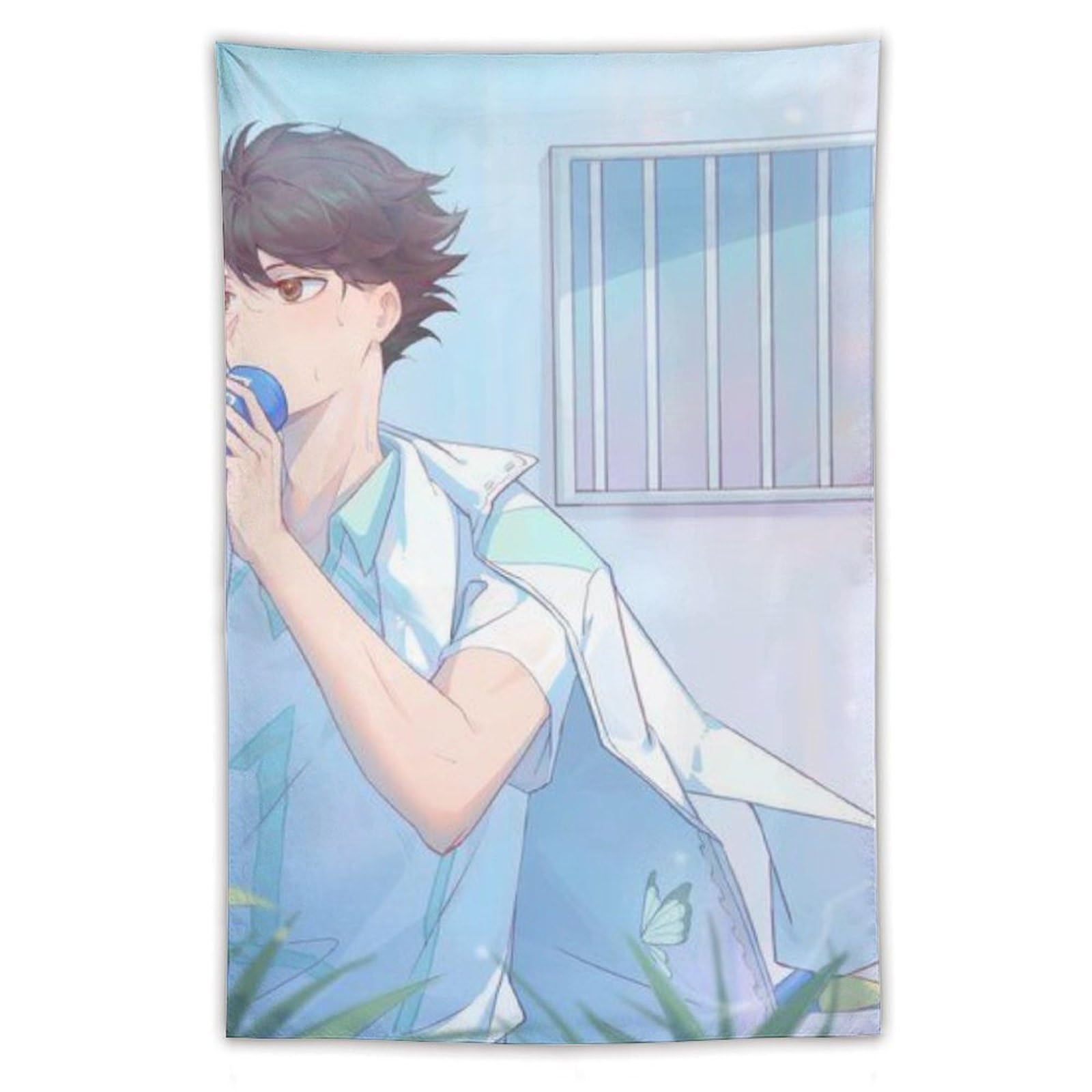 Amazon.co.jp: タペストリー 及川徹 ハイキュー!! 大判 壁掛け モダン