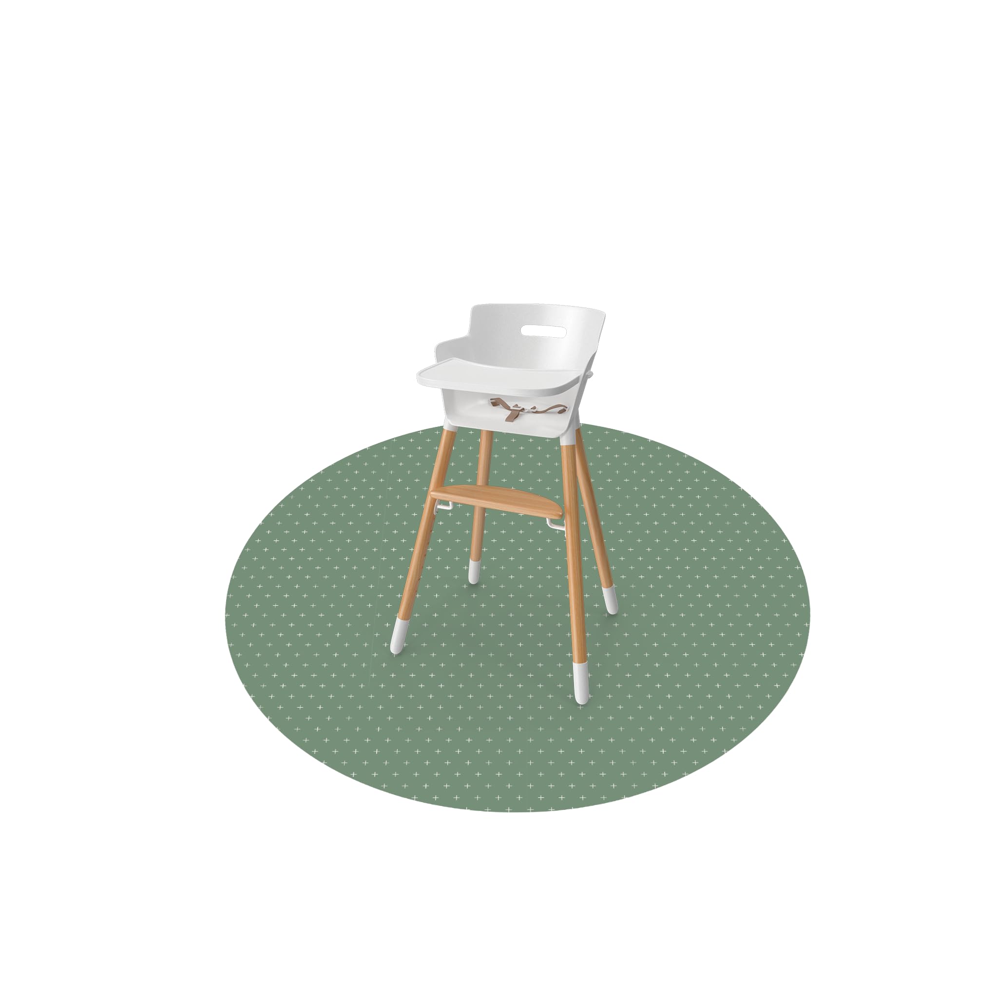 WeeSproutBaby Splat Mat for Kids, Large 51” x 51” Floor Playmat with Durable, Waterproof Surface and Non-Slip Bottom for Infants to Toddlers Under highchair, Arts and Crafts, picnics and Play