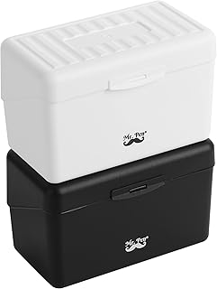 Mr. Pen- Index Card Holder, 2 Pack, 3x5 Index Card Box, Note Card Holder, Flash Card Box, Index Card Holder Box, Note Card Box, Flash Card Holder, Notecard Box, Notecard Holder, Flash Card Organizer