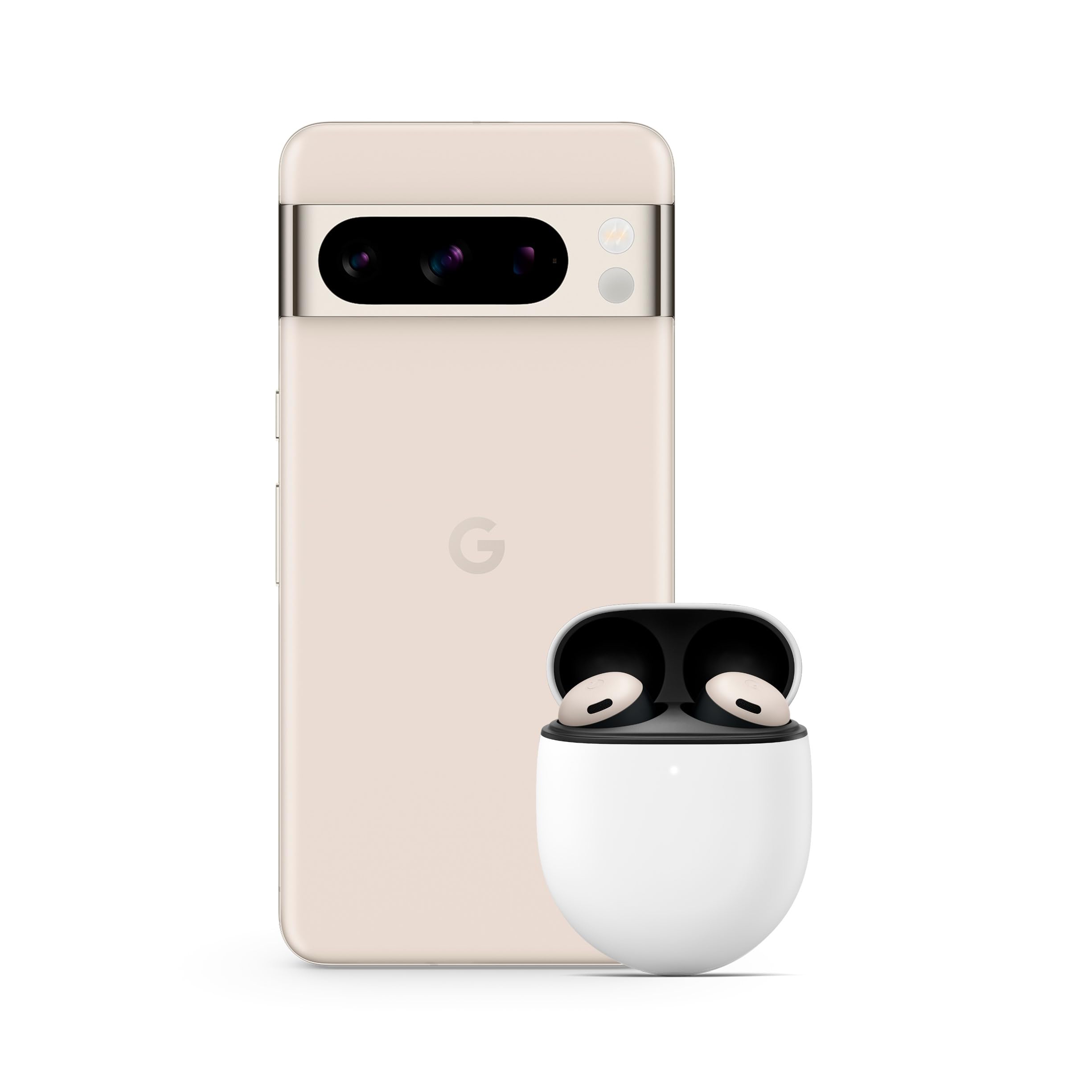 Google Pixel 8 Pro 256 GB, Porcelain + Buds Pro Porcelain : Amazon 