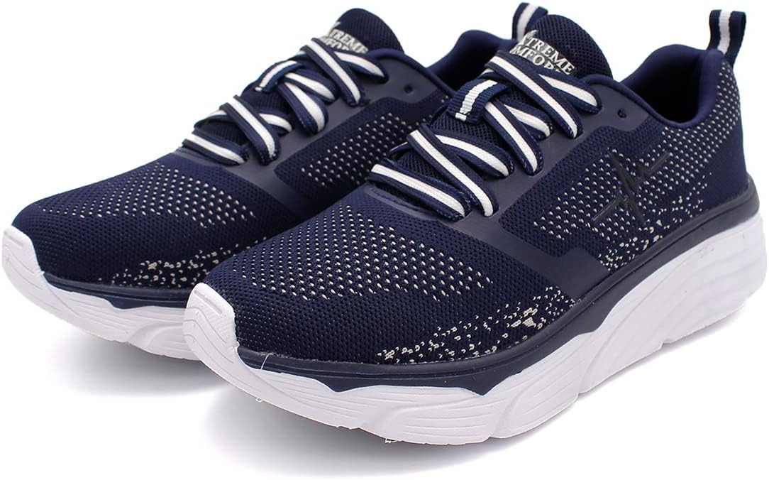 Laforst Women's Xtreme Nonslip Lace up Sneaker Comfort Breathable Mesh Upper