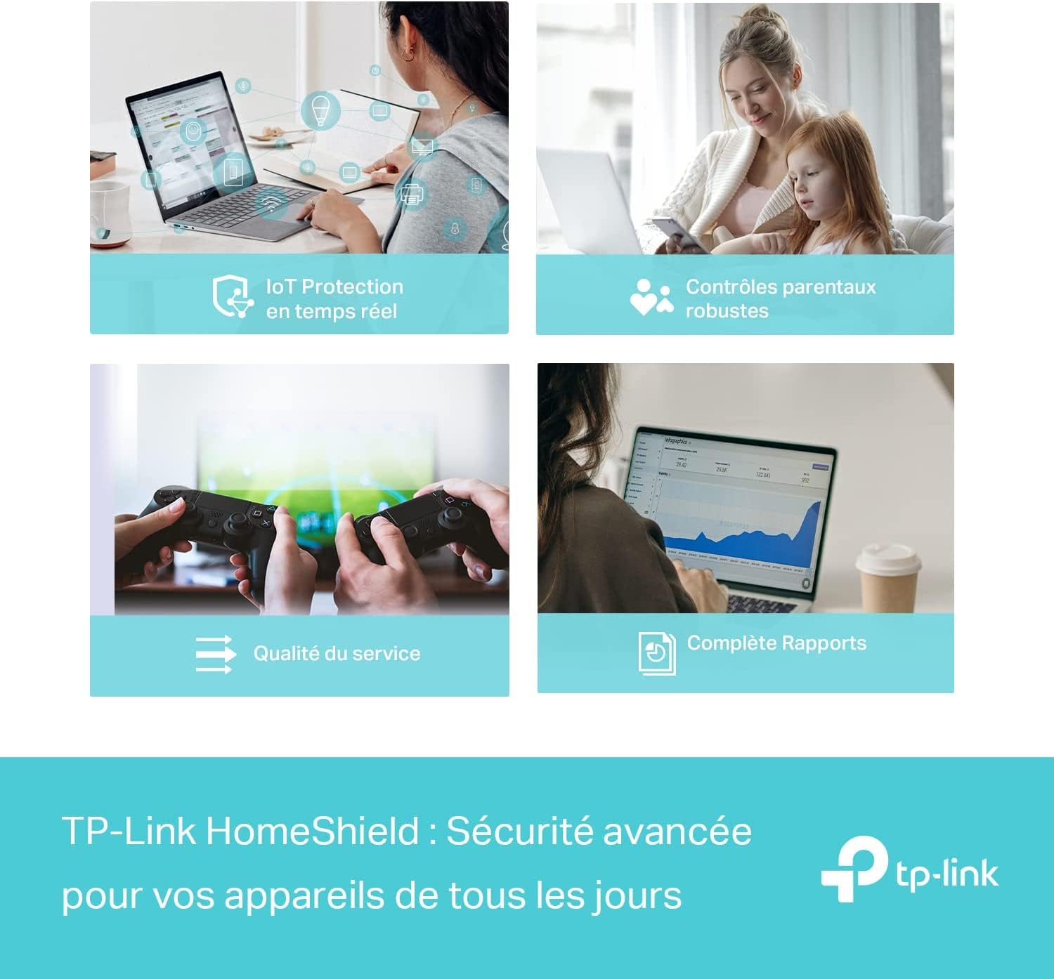 TP-Link Deco WiFi 6E Mesh AXE5400Mbps Deco XE75(3-Pack), Routeur et répéteur tri-Bande, Couverture jusqu'à 670 m², WPA3, idéal pour Grandes Maisons, Compatible avec Amazon Alexa, 9 Ports Gigabit