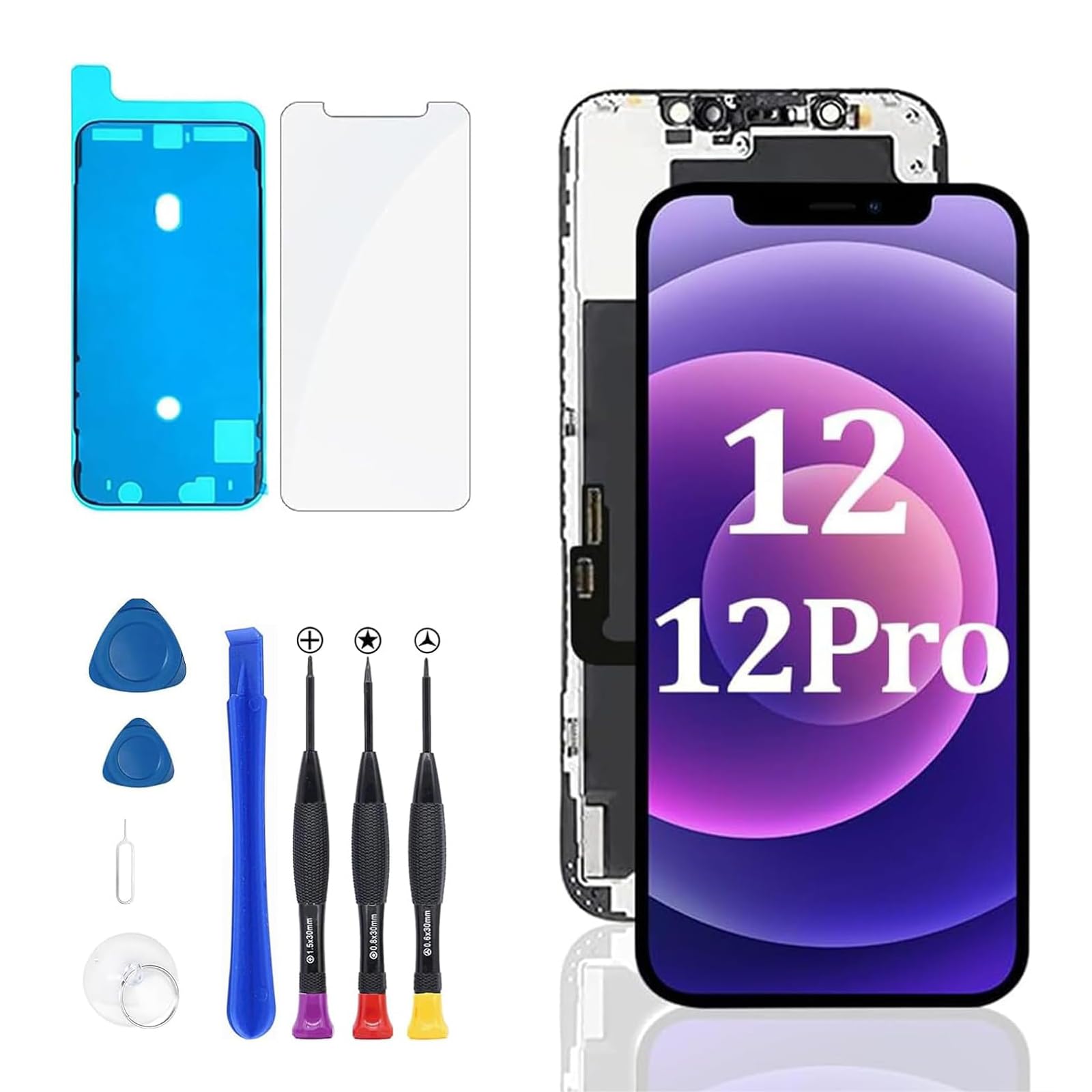 Amazon.co.jp: jasfiuay for iPhone 12 Pro 液晶パネル - LCD 画面交換