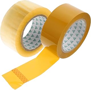 SEWACC 2 Rolls Adhesive Tape Duct Tape Clear Office Tape Magnetic Tape Heavy Duty Packing Tape for Moving Boxes Clear Shipping Tape Heavy Duty Shipping Tape Packaging Supply Tape Packing
