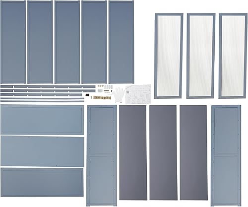 Miniatura 4 de 8 Tiers Bamboo Shoe Cabinet Shoe Storage Cabinet with Doors and Removable Tiers, Freestanding Shoe Rack Organizer for Hallway Living Room Balcony,