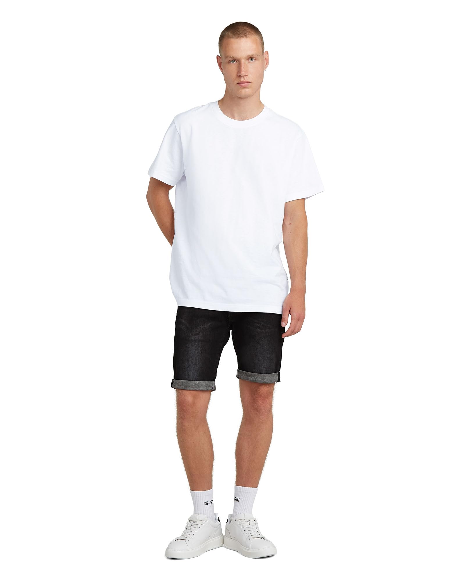 G-Star Herren 3301 Slim Denim Shorts
