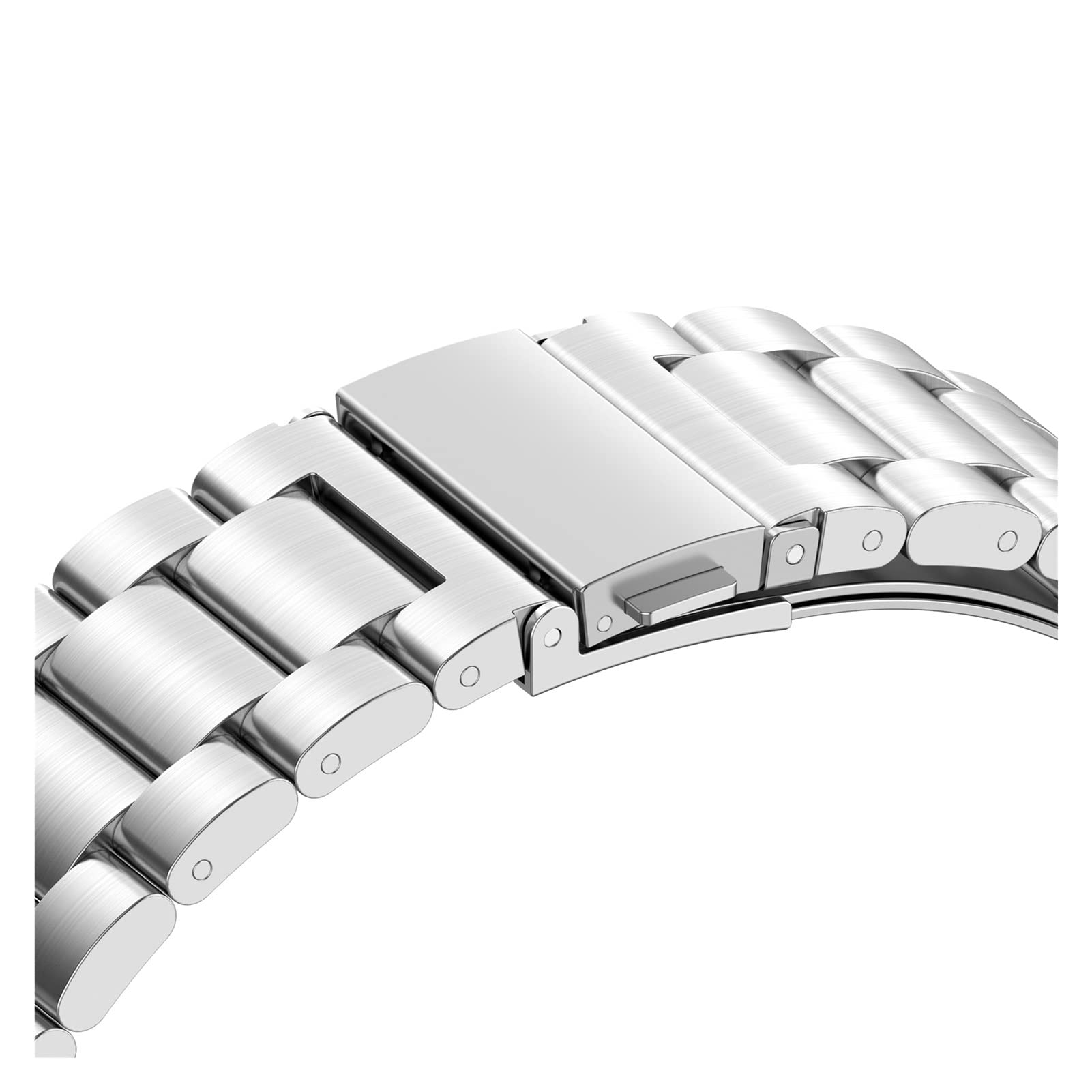 YGUKOJ Pasek ze stali nierdzewnej kompatybilny z Fossil Gen 6 44 mm GEN6 metalowy pasek kompatybilny z Fossil Gen 5E 44 mm/GEN 5 LTE 45 mm Smartwatch pasek do zegarka bransoletka