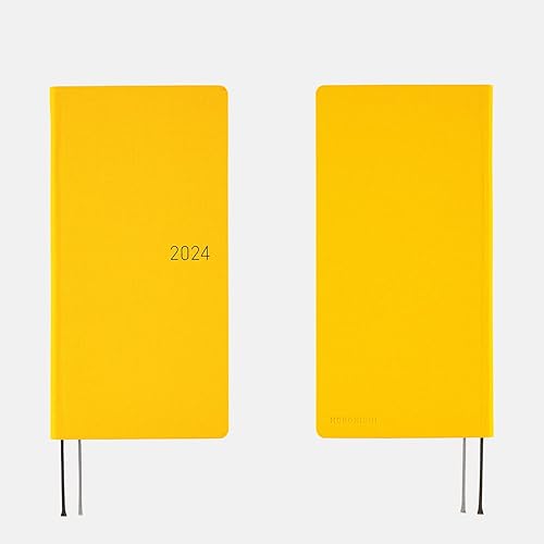 Miniatura 2 de Hobonichi Techo Weeks InglésAlto y Delgado TamañoEnero 2024 Inicio Colores Poppin' Amarillo