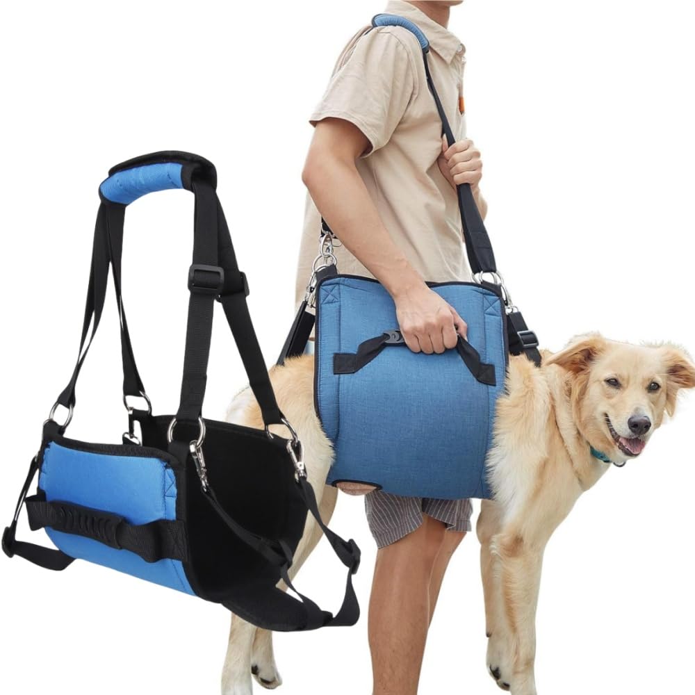 Dog Carry Sling, Zaino di emergenza Pet Gambe Supporto Dog Lift Harness, Cane Carrier per Cani Artrite,XL