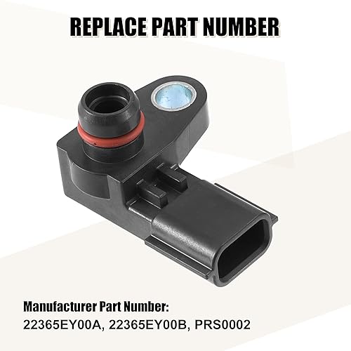 Miniatura 2 de X AUTOHAUX Sensor MAP de presión absoluta del colector 22365EY00A 22365EY00B PRS0002 para Nissan 370Z 2009-2017 para Infiniti 370Z G37 EX35 FX50 Q60