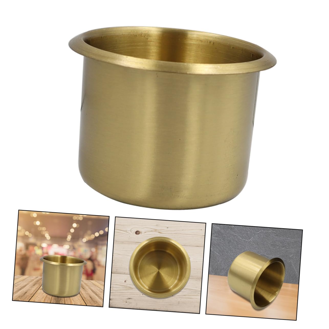 Gatuida 4pièces Porte-gobelet Encastré pour Bateau RV Et Bureau Support De Boisson Pratique Et Installation Facile Et Corrosion