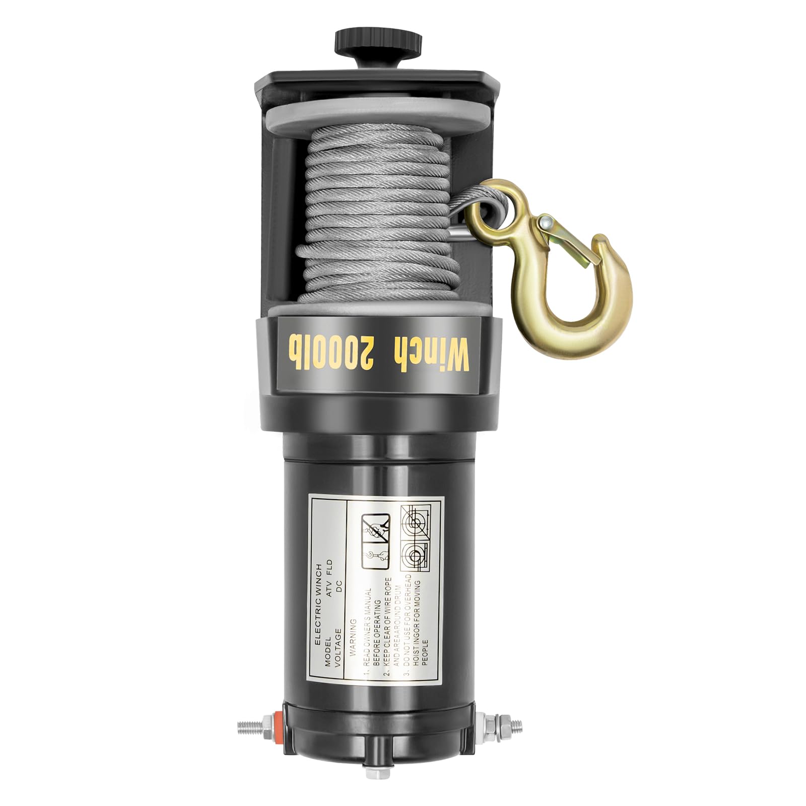 DC12V - Sollevatore elettrico con controller, dispositivo di sollevamento/trazione, 200 kg, per fuoristrada, veicoli agricoli, veicoli sportivi ATV, yacht