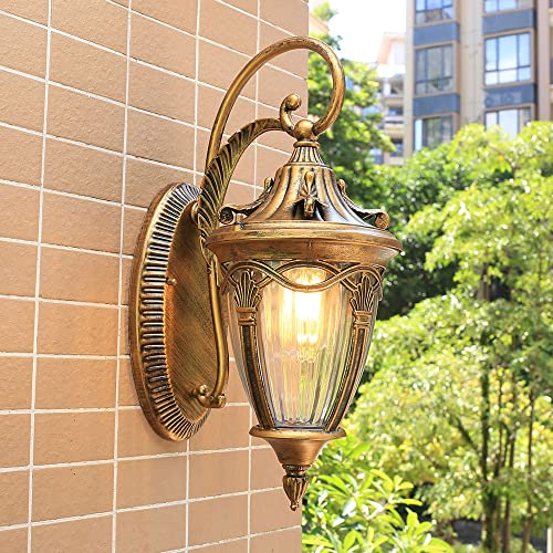 Lampe murale verre et aluminium au style antique européen pour propriétés de prestige