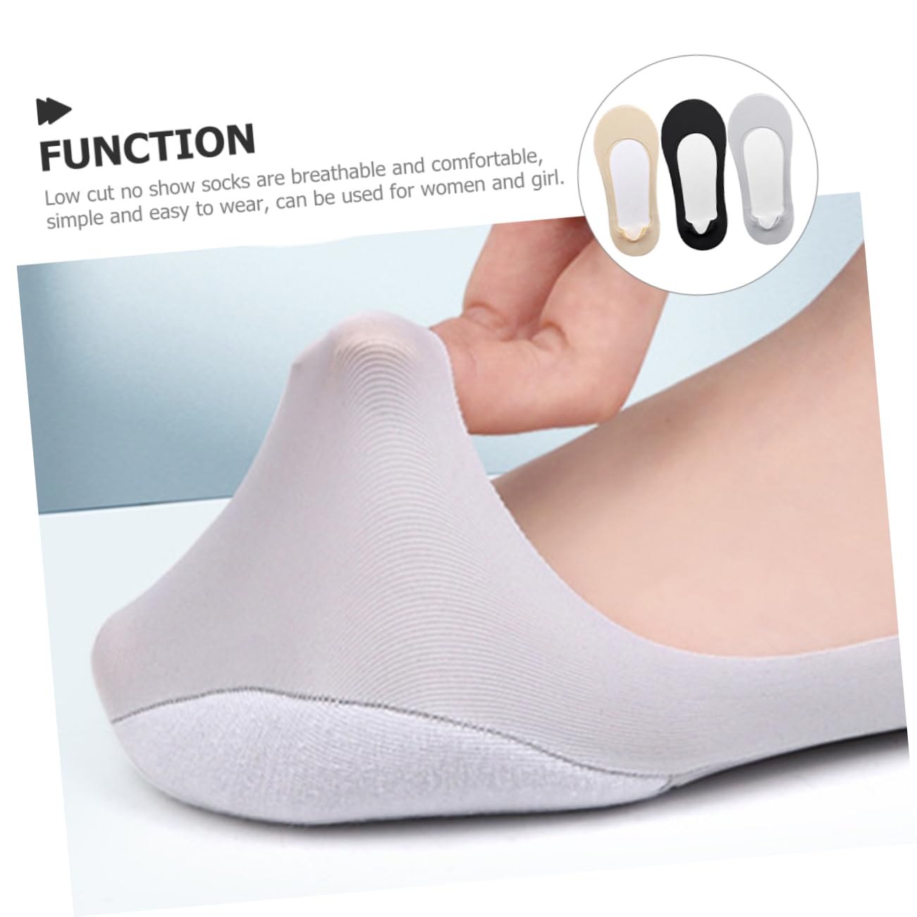 Healeved 12pares Calcetines Invisibles De Corte Para Mujer De Calcetines Transpirables y Cómodos Para Uso Diario y Ocasiones Especiales