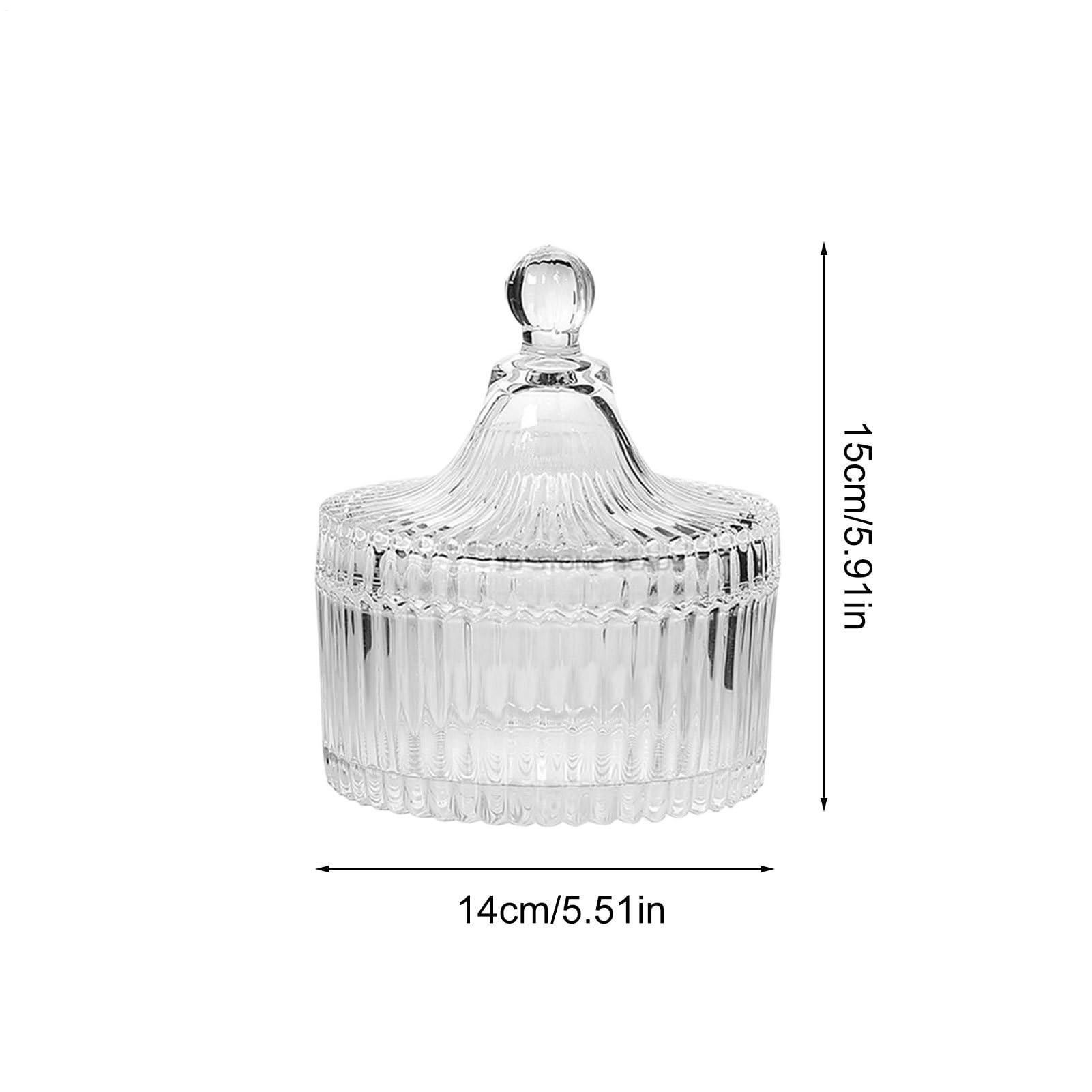 Tarro de polvo para polvo, de vidrio de 800 ml, plato de polvo con tapa, para mujeres y niñas, ducha, cosméticos, cuidado de la piel, baño, tocador