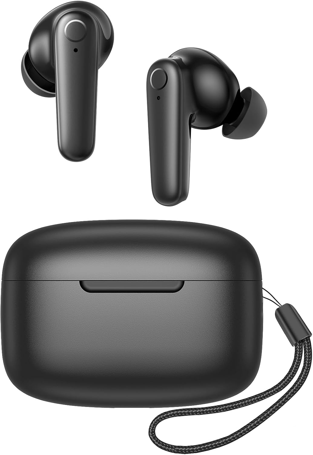 kurdene Wireless Ear Buds Bluetooth 5.4 Headphones 60H Playtime Deep Bass Stereo Earbuds with Mic Comfort Lightweight in Ear Earphones for Workout/Running Black kurdene Wireless Ear Buds Bluetooth 5.4 Headphones 60H Playtime Deep Bass Stereo Earbuds with Mic Comfort Lightweight in Ear Earphones for Workout/Running Black