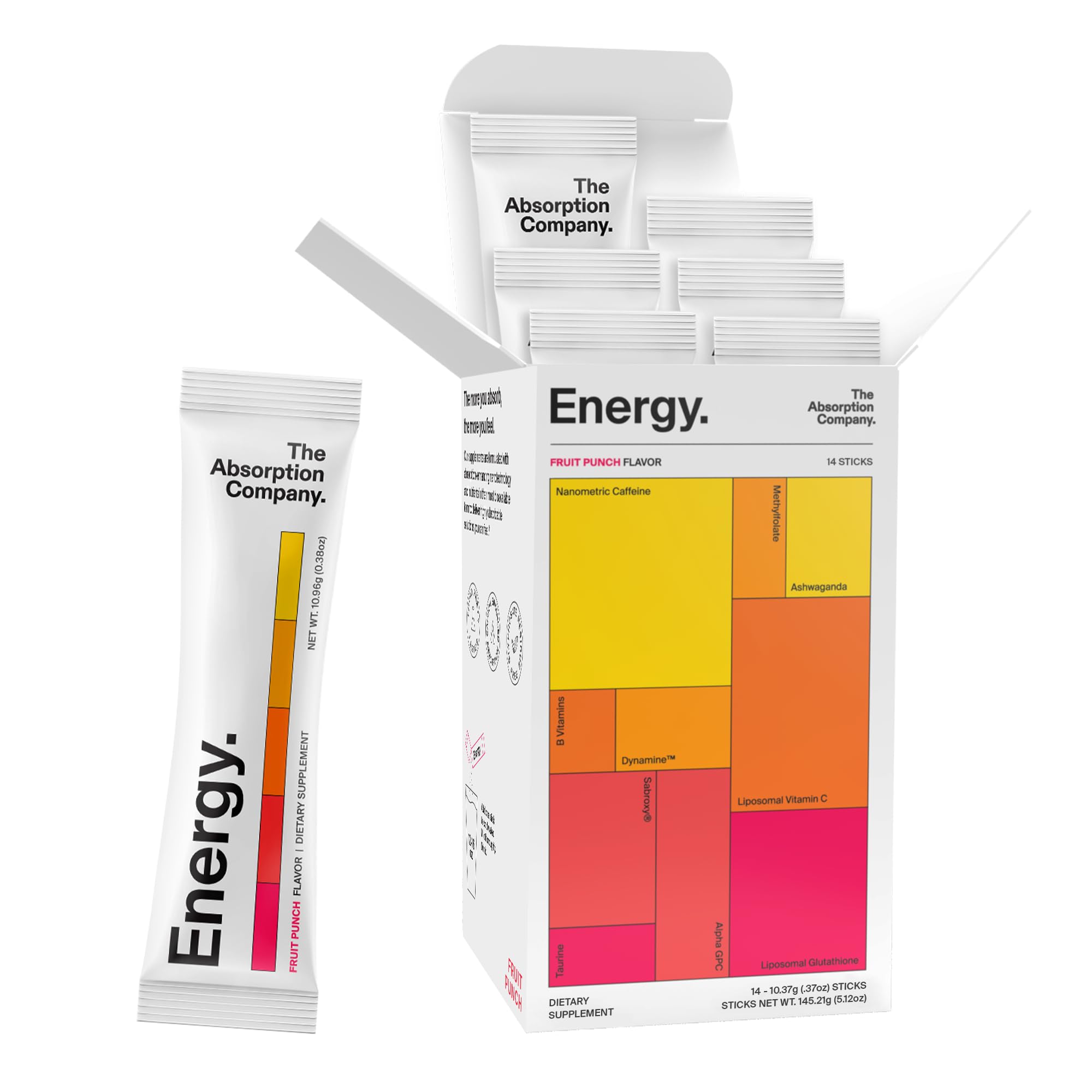 The Absorption Company Energy Drink Mix - 150mg Vitamin C Powder - 7 Pack — Amazon image 10