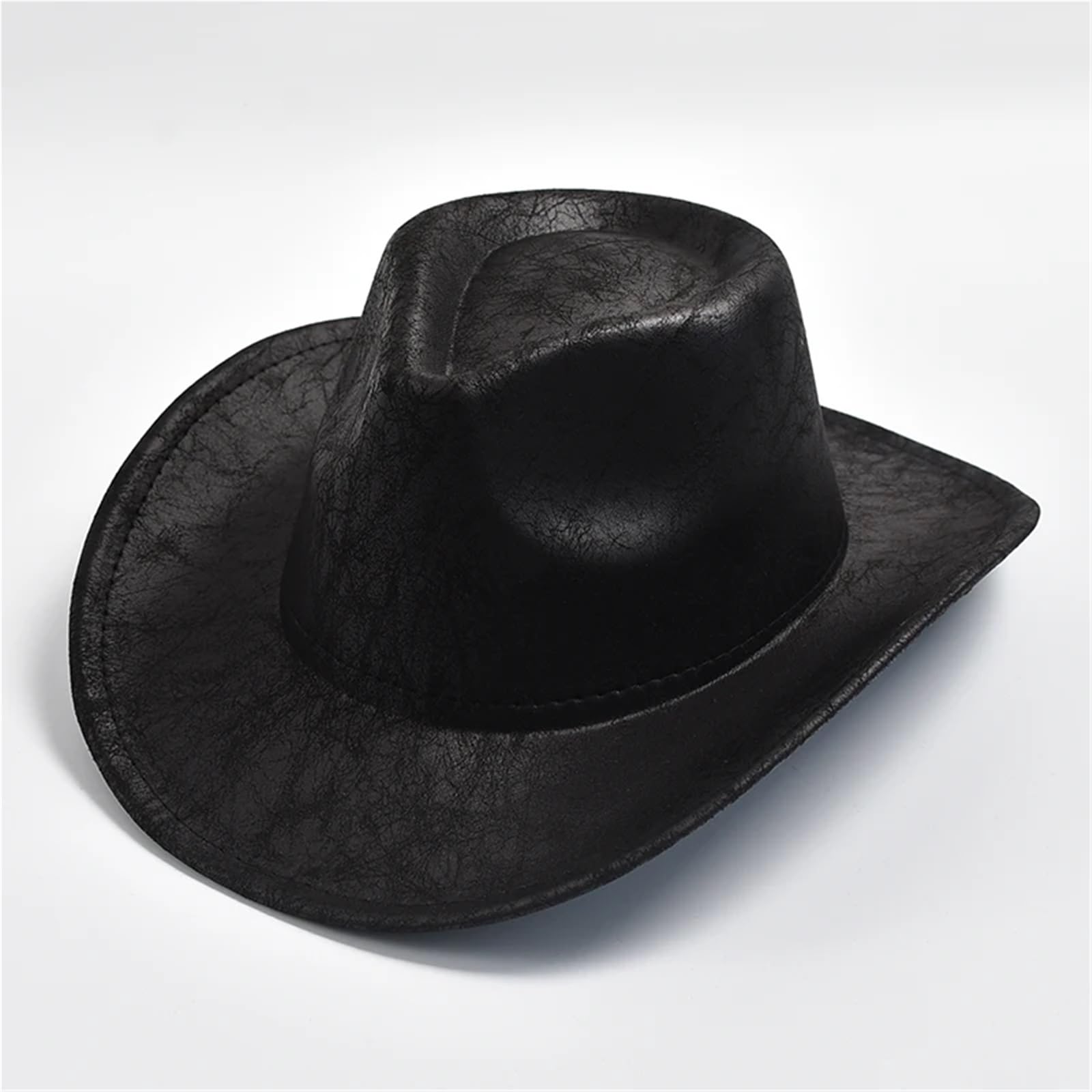 Cappello Cowboy Cappello da Cowboy in Ecopelle Vintage Gentiluomo Jazz Cappelli for Uomo Donna Cappello da Cowgirl