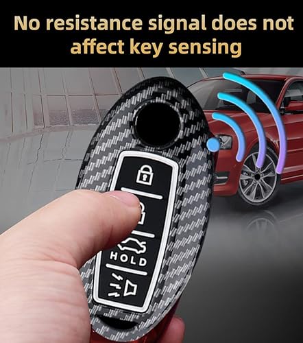 Miniatura 6 de ontto Funda para llavero de coche para Nissan X-Trail Rogue Altima Quest Patrol CIMA Armada Teana Murano Control remoto inteligente