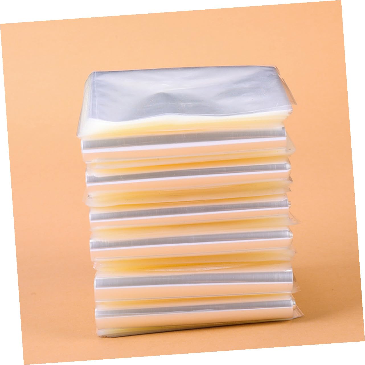 Ciieeo 100pcs PVC Heat Shrink Film Bags 9x25cm Shrink Wrap for Food Packaging Bottle and Craft Sealing Industrial Wrap Supplies