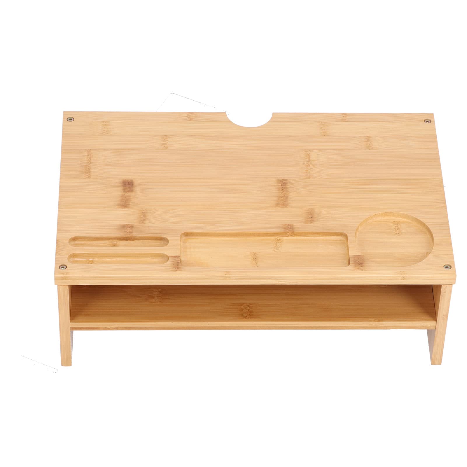 Rehausseur de Moniteur en Bambou, Support Ergonomique 39,9 X 24,9
