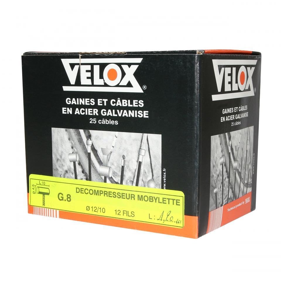 Funda delantera VELOX para Mobylette MBK 51, cable de freno y transmisión 2020 4