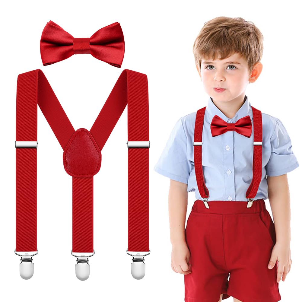 AOOWU Set de Tirantes Pajaritas, 2.5cm Tirantes Ajustables y Pajaritas Hombre, Pajarita para Hombre Elegante Retro y Forma Tirantes Caballero Accesorio Traje Hombre de Business Fiesta Boda