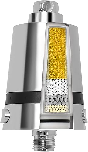 Filtro de ducha de agua dura, elimina el cloro, los metales pesados y las incrustaciones, tecnología KDF para una piel y cabello más suaves, se