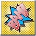 BirthdayExpress Superhero Comics Party Supplies - Lunch Napkins (20)