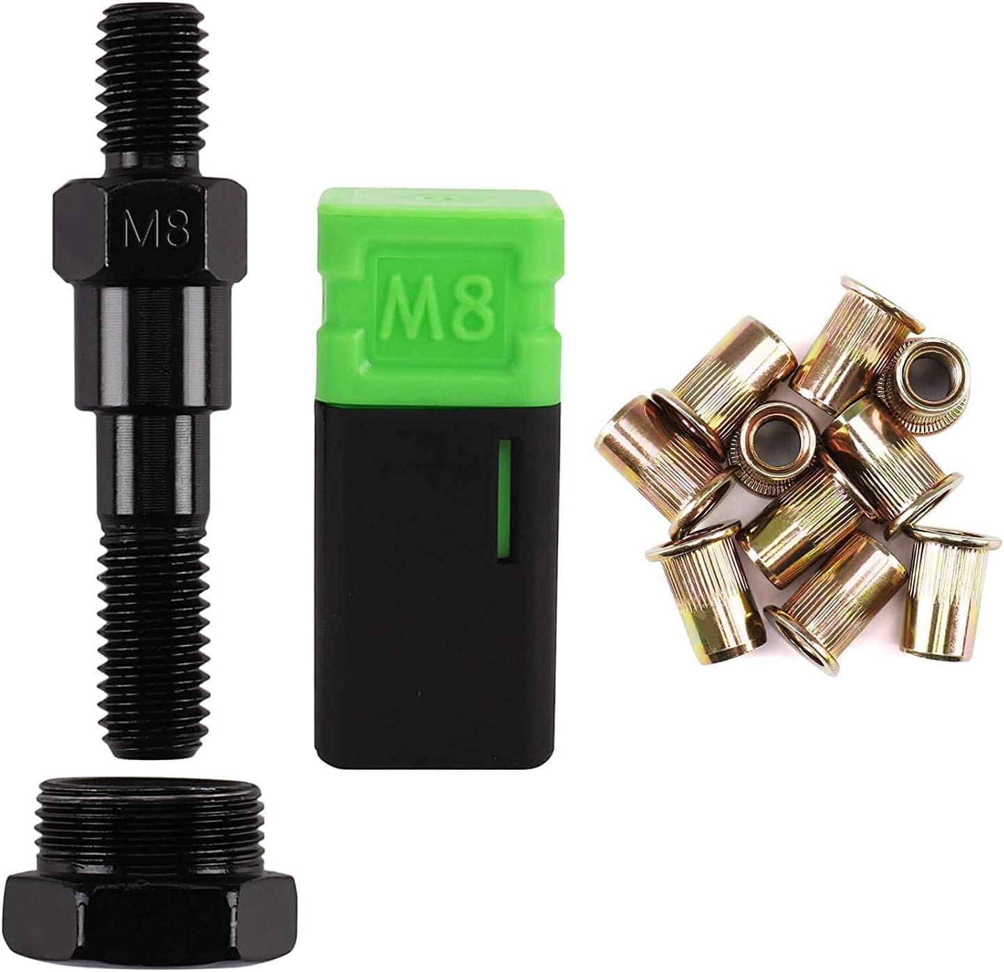 りんりつ丸 Amazon.com: Rivet Nut Tool Mandrel M8 and 10 Rivet Nuts, Rivet
