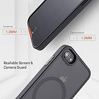 Vista 358 de Yriklso Strong Magnetic Case for iPhone 11 [Compatibilty with MagSafe] Protective Shockproof Cover Phone Case for iPhone 11 6.1" Frosted Purple